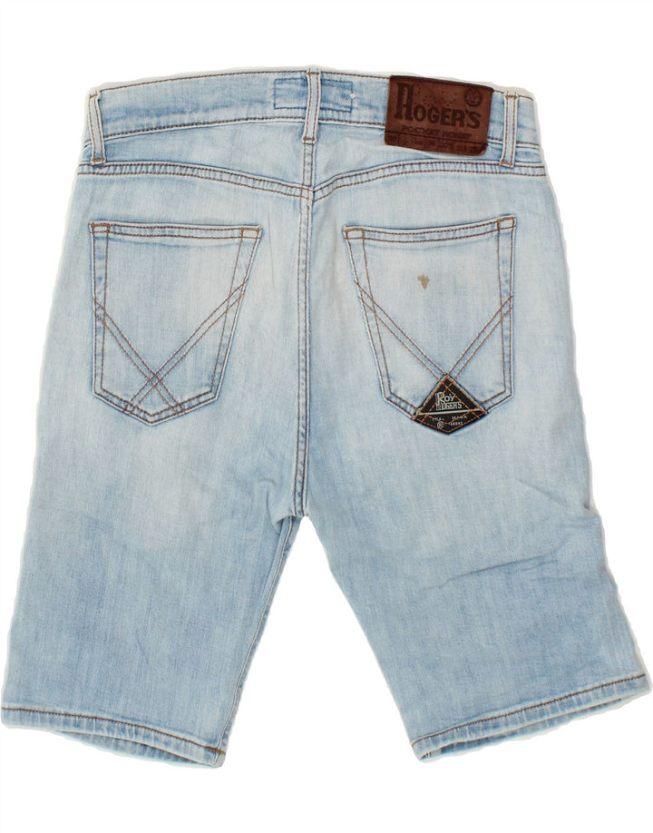 ROY ROGERS Mens Slim Fit Denim Shorts W30 Medium  Blue Cotton Vintage Roy Rogers and Second-Hand Roy Rogers from Messina Hembry 