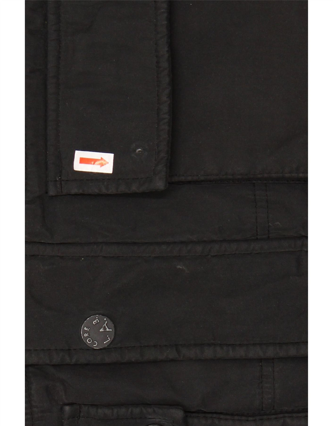 JACK & JONES Muška podstavljena jakna s kapuljačom UK 38 srednji crni poliester