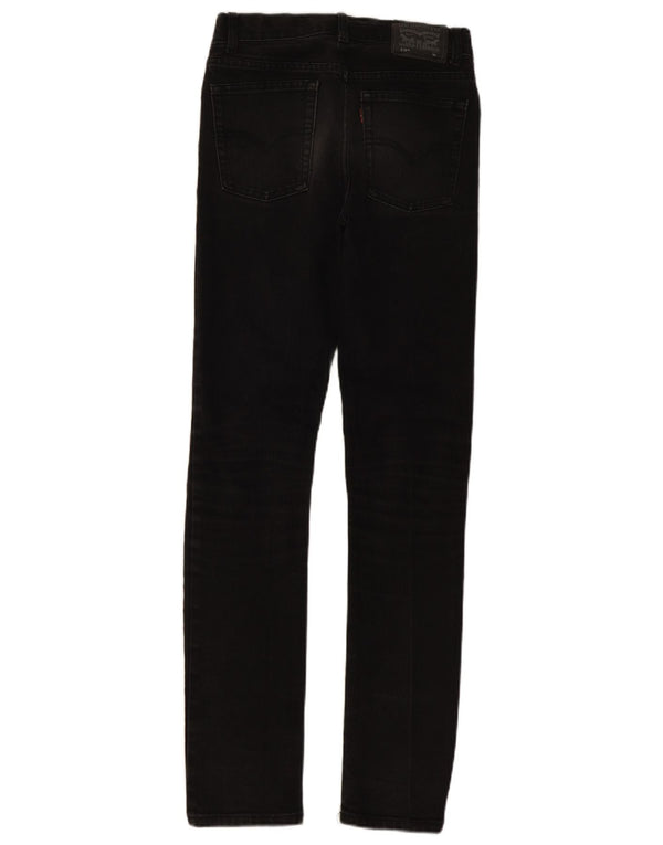 Levi's Boys 510 uske traperice 15-16 godina W26 L31 crni pamuk