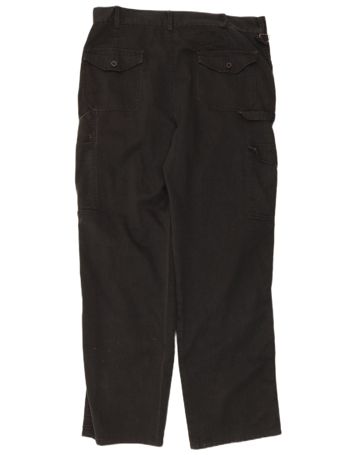 Dickies muške Redhawk ravne kargo hlače W36 L30 crni poliester