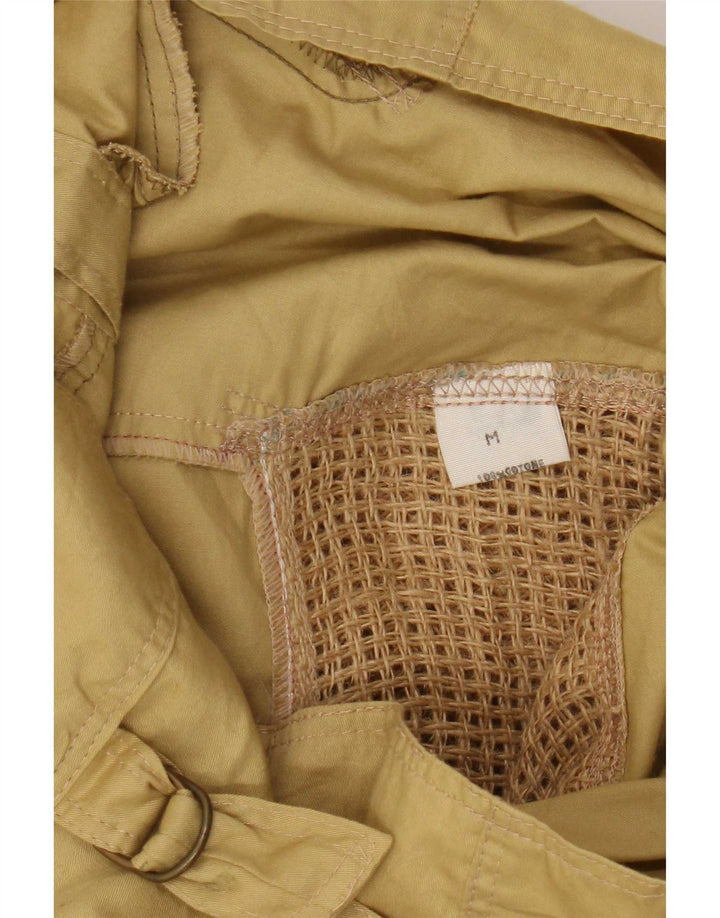 Vintage ženska bomber jakna batwing UK 14 srednje žuti pamuk
