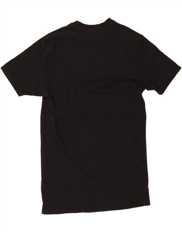 ELLESSE Mens T-Shirt Top Small Black Cotton Vintage Ellesse and Second-Hand Ellesse from Messina Hembry 