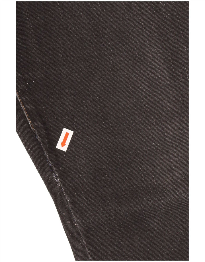 JUST CAVALLI Ženske ravne traperice W34 L27 crni pamuk