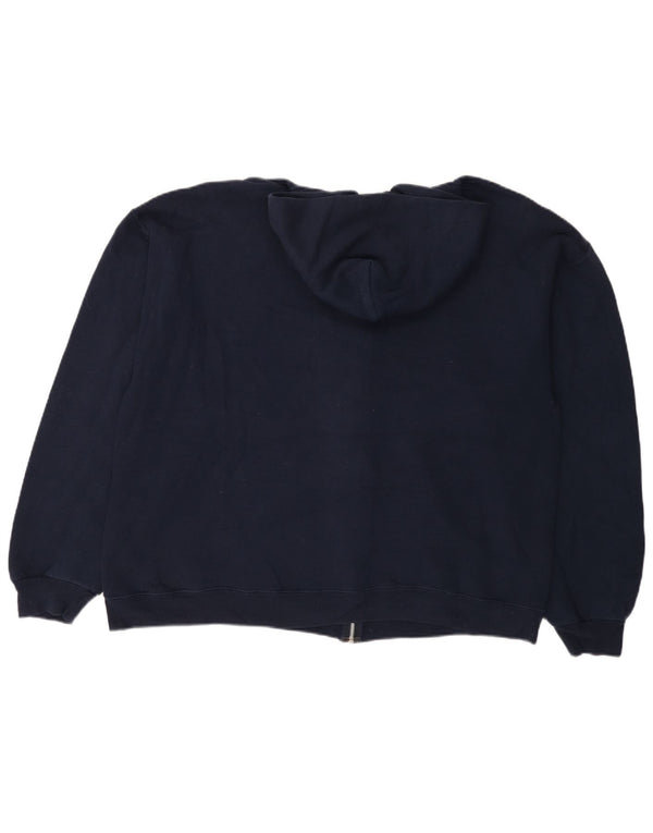 RUSSELL ATHLETIC Ženski Dri-Power Zip pulover s kapuljačom UK 18 XL tamnoplava