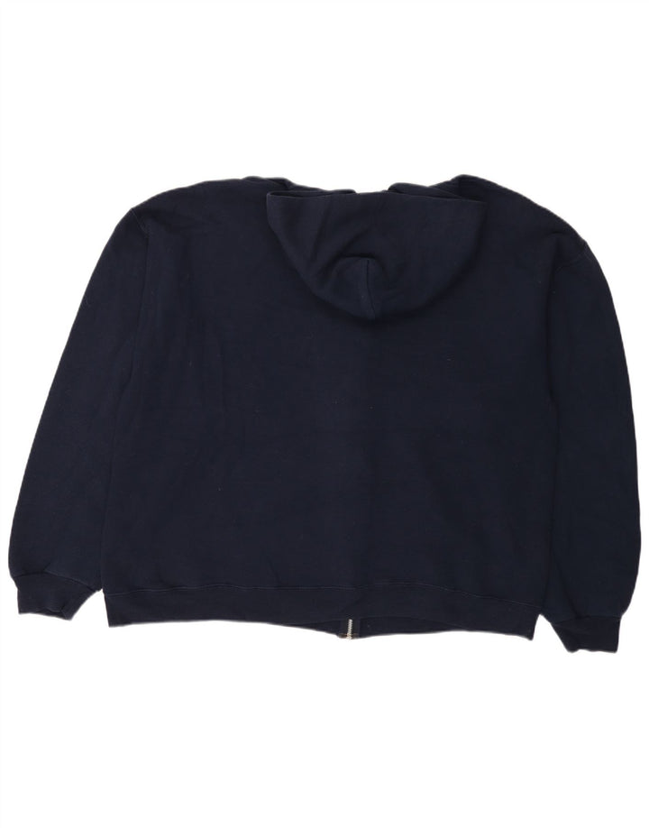 RUSSELL ATHLETIC Ženski Dri-Power Zip pulover s kapuljačom UK 18 XL tamnoplava