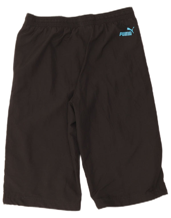 Puma Boys Graphic Sport Shorts 13-14 Years Black Poliester