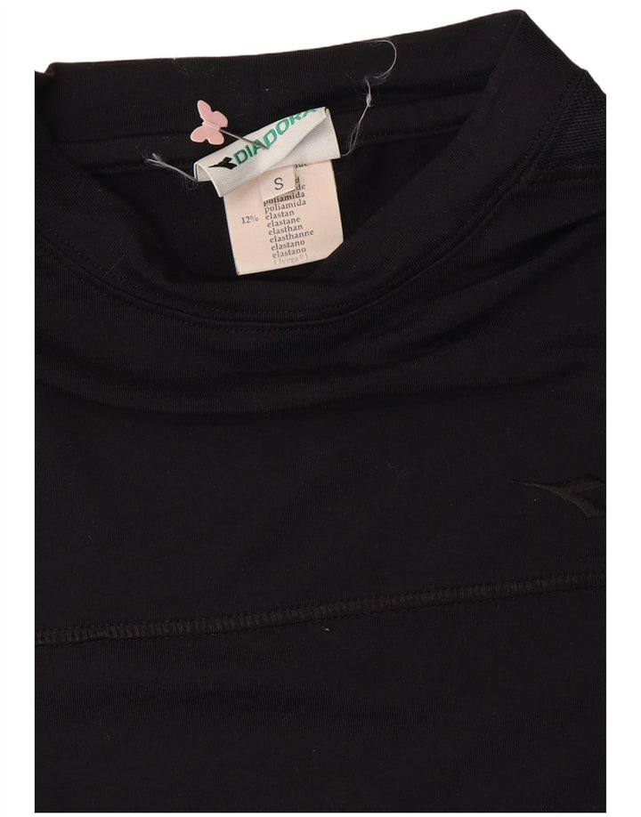 DIADORA Ženska majica kratkih rukava UK 10 Mali crni poliamid