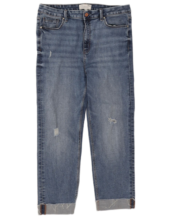 Marks & Spencer Ženske ravne traperice Harper UK 16 Large W32 L25 Plave