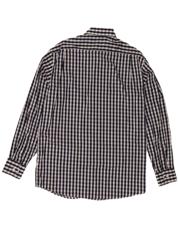 Tommy Hilfiger muška košulja standardnog kroja veličina 15 1/2 srednje tamnoplava gingham