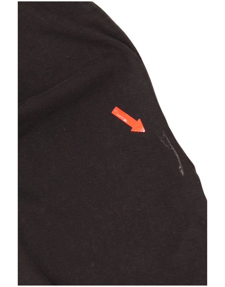 Levi's ženska majica kratkih rukava UK 14 srednje crni pamuk
