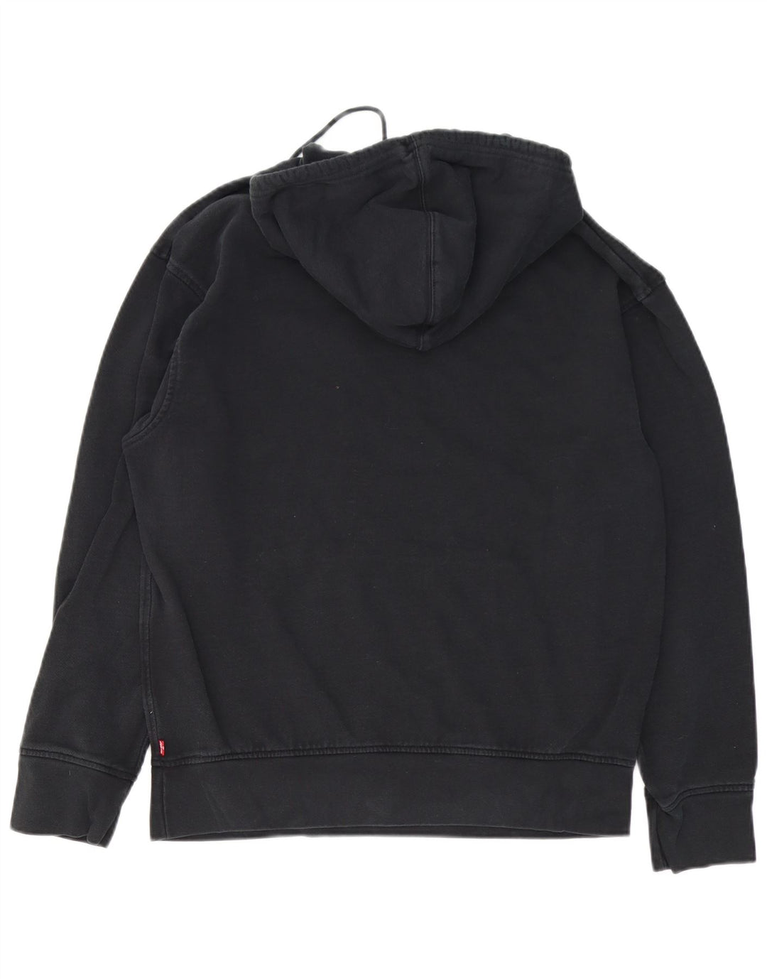 Levi's muška majica s kapuljačom srednje veličine, crni pamuk
