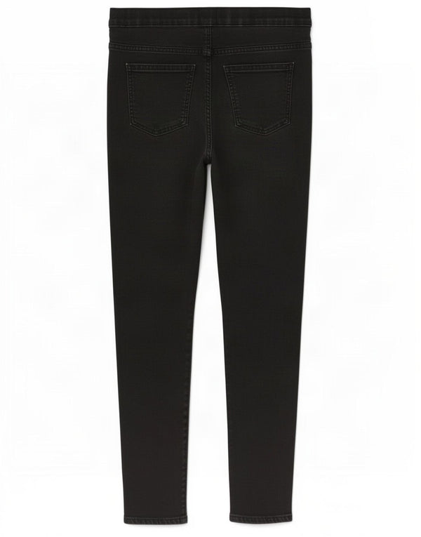 Marks & Spencer ženske crop jegging traperice UK 14 Large W30 L25 crni pamuk
