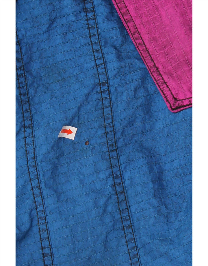 Vintage muški skijaški kombinezon s kapuljačom IT 52 Large Blue Colourblock poliamid