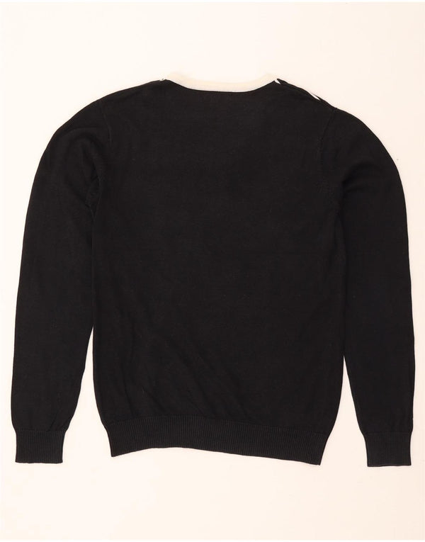 JACK & JONES Muški pulover s V-izrezom, velike crne pruge