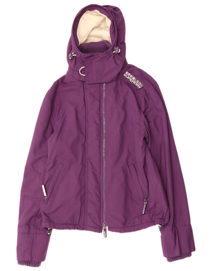 Superdry ženska jakna s vjetrovkom UK 12 srednje ljubičasta