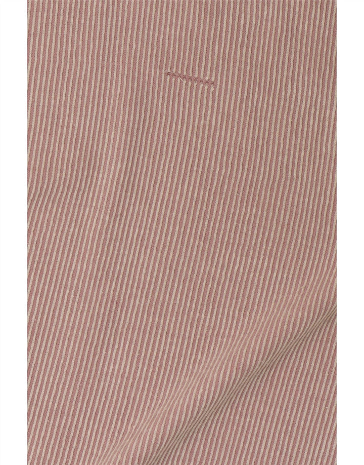 ZARA Womens Oversized T-Shirt Top UK 14 Medium Pink Striped Vintage Zara and Second-Hand Zara from Messina Hembry 