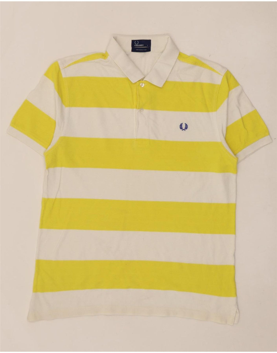 Fred Perry muška polo majica velikih pamučnih žutih pruga