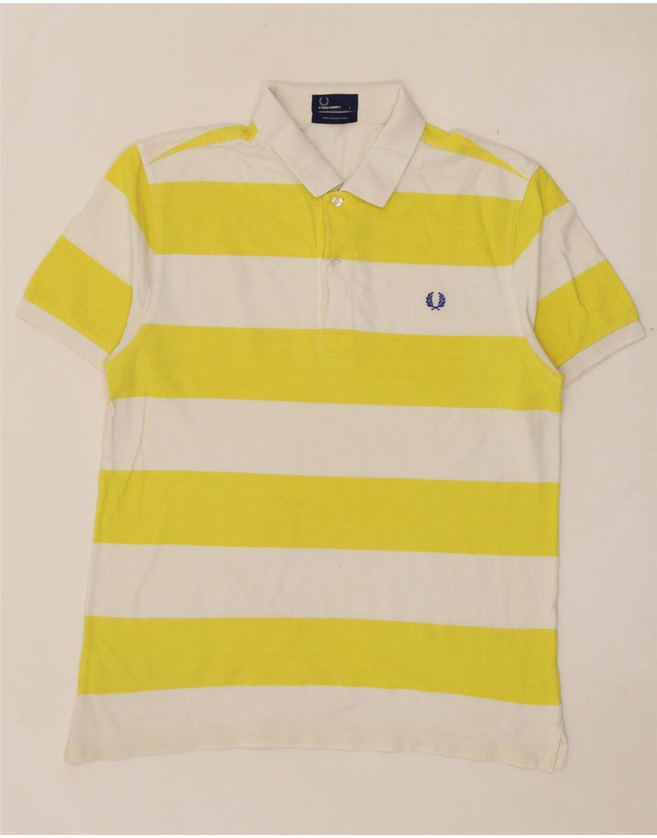 Fred Perry muška polo majica velikih pamučnih žutih pruga