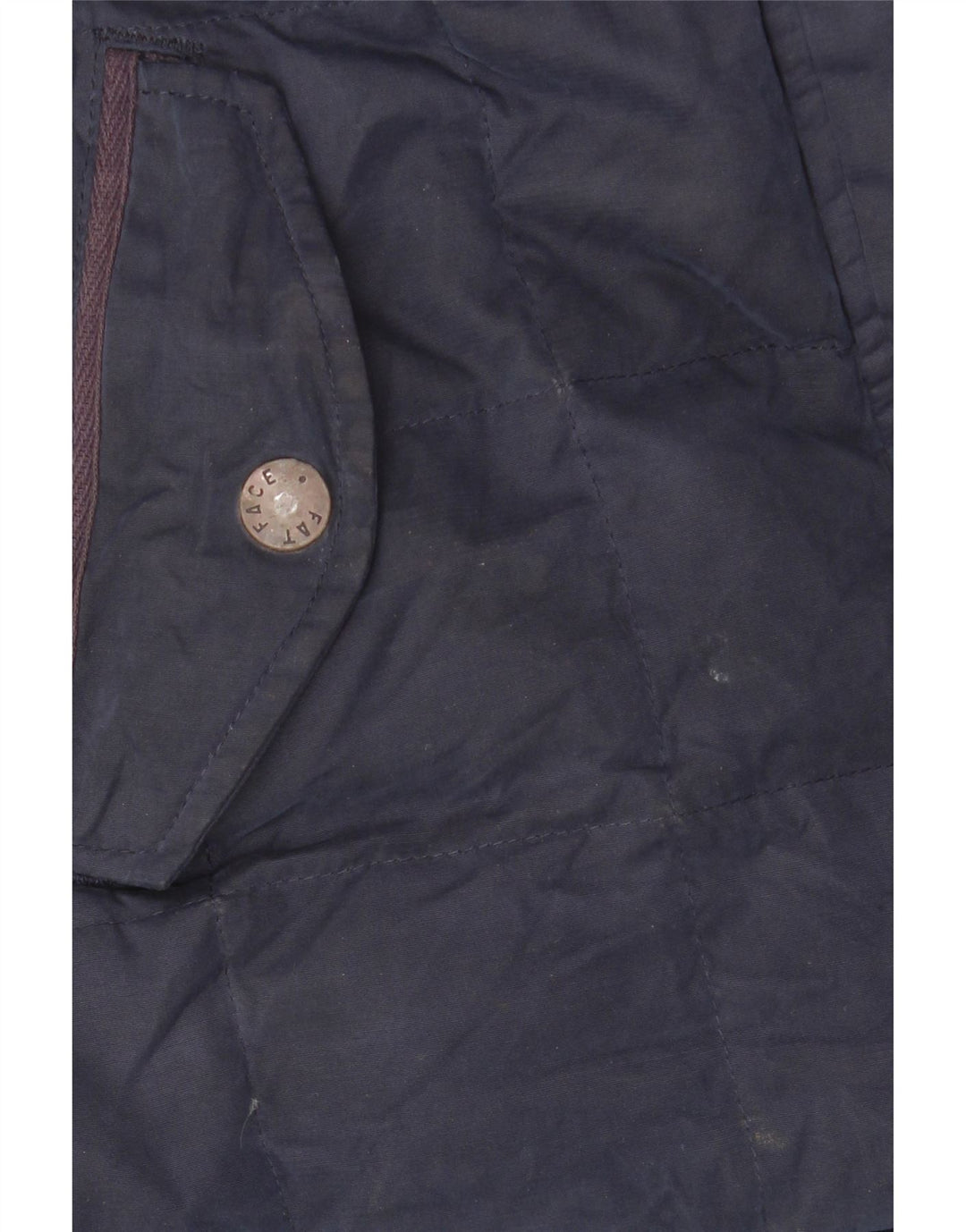 FAT FACE Ženska podstavljena jakna s kapuljačom UK 14 velika tamnoplava poliester