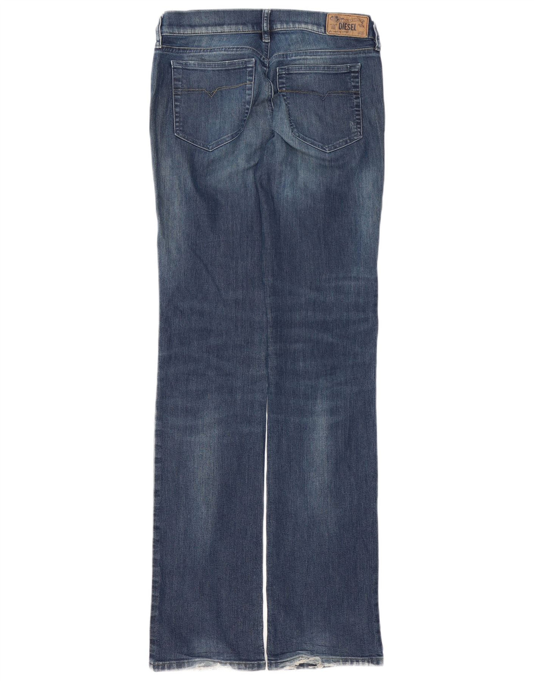 DIESEL Ženske traperice Bootzee Regular Slim Bootcut W28 L35 Plavi pamuk