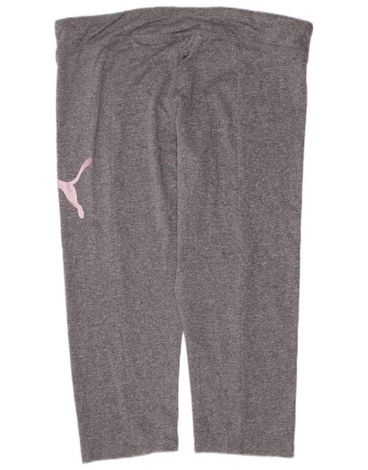 Puma tajice za djevojčice Graphic 12-13 Years Large Grey Polyester