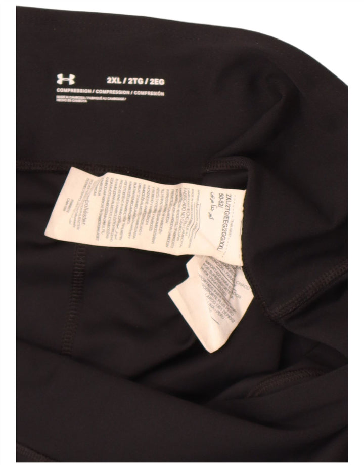 Under Armour ženske kapri tajice UK 20 2XL crni poliester