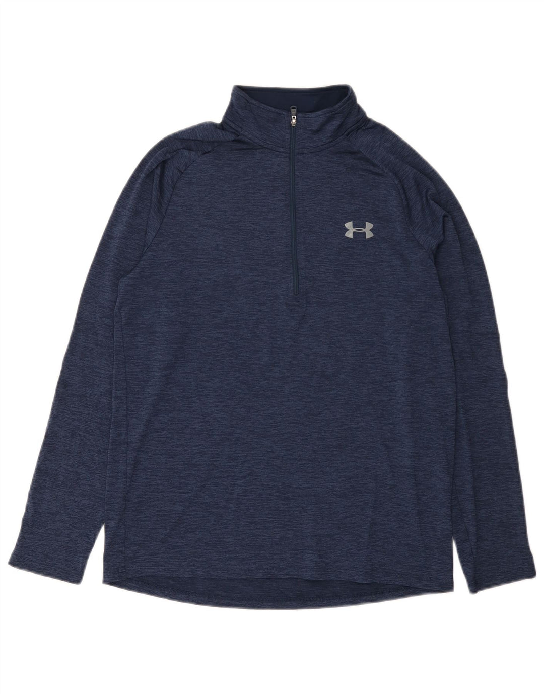 Under Armour Top trenirke Heat Gear Pulover srednje tamnoplave boje