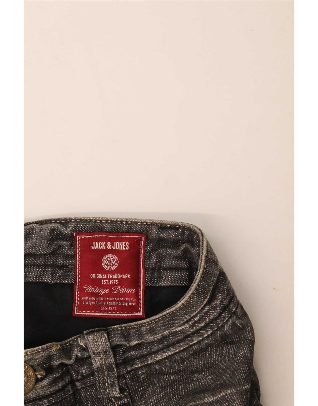 Jack & Jones muške ravne traperice W30 L32 sive