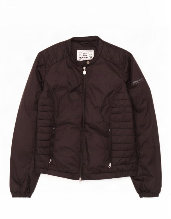 Woolrich ženska podstavljena jakna UK 14 veliki crni poliamid