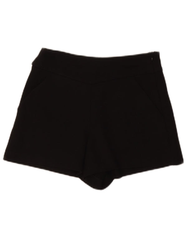 Zara Womens Trafaluc High Waist Casual Shorts XS W24 Black