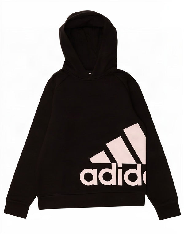 Adidas majica s kapuljačom za dječake, 13-14 godina, crni pamuk