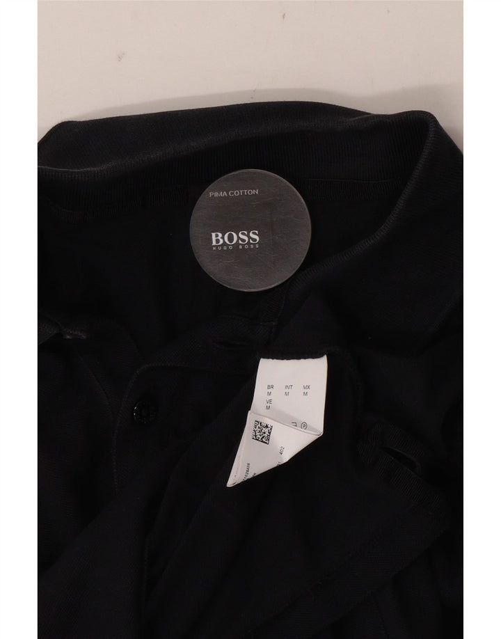 HUGO BOSS Muška polo majica srednje crne pamučne boje