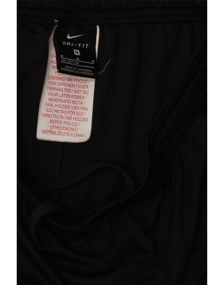 NIKE Boys Dri Fit Sport Shorts 10-11 Years Medium Black Poliester