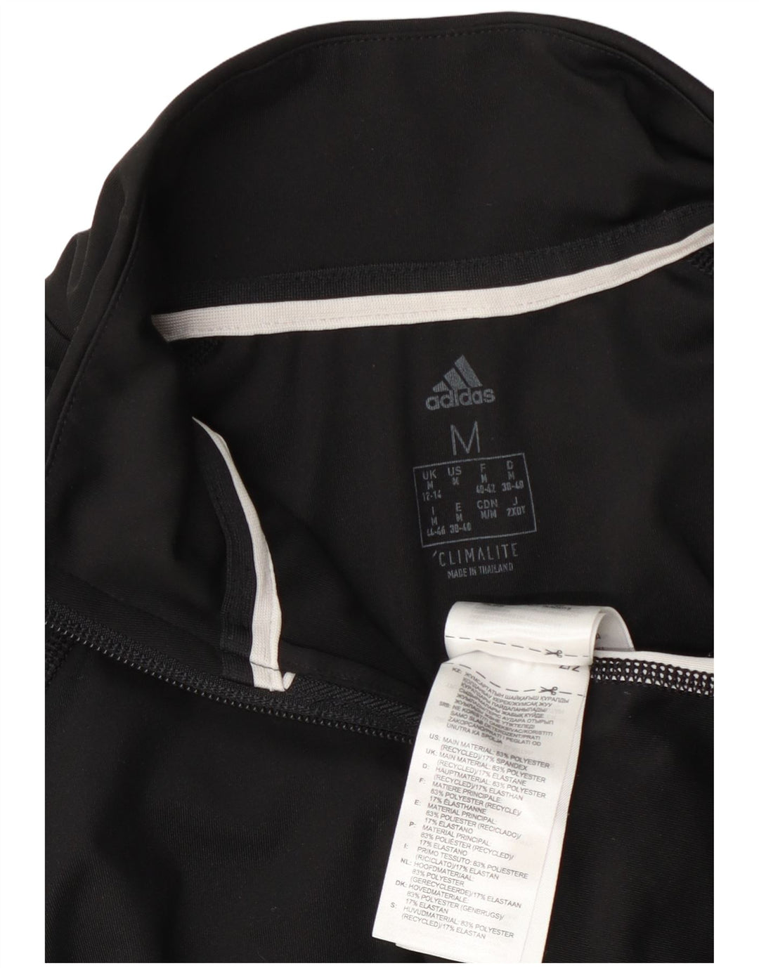 Adidas gornji dio trenirke s grafičkim motivima UK 12/14 srednje crne boje