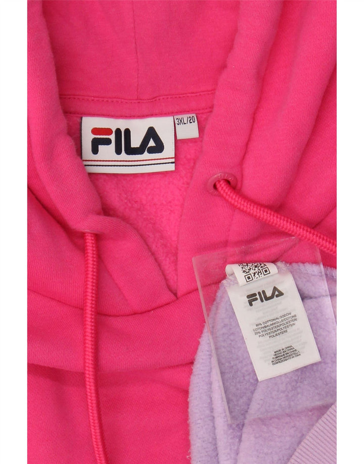 FILA Ženska majica s kapuljačom s kapuljačom UK 22 3XL Raznobojna boja