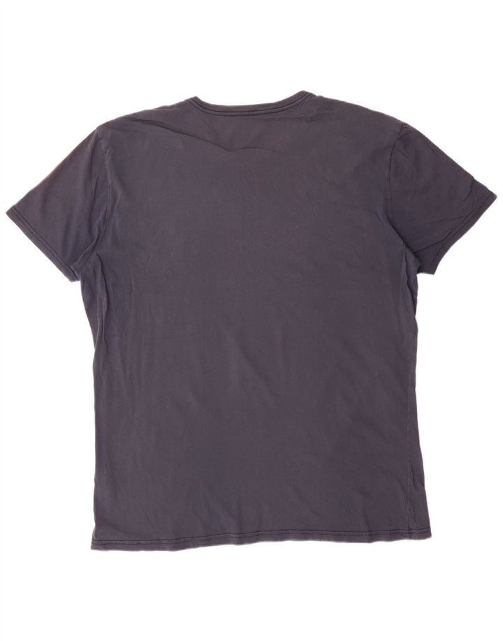 NAPAPIJRI Muška majica kratkih rukava Geographic Graphic 3XL tamnoplavi pamuk