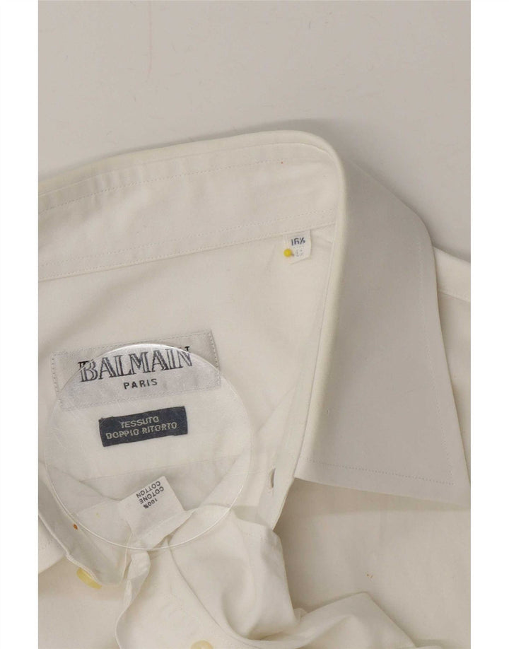 Balmain muška košulja veličina 42 Large White Cotton