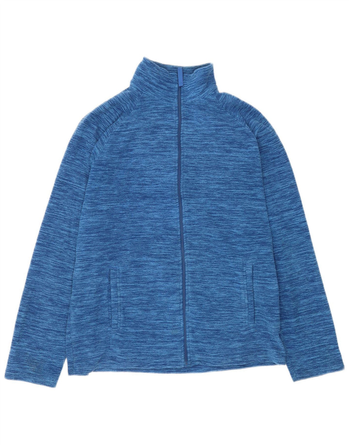 Mountain Warehouse muška flis jakna UK 38 srednje plavi pjegavi poliester