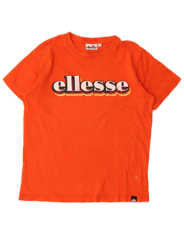 Majica kratkih rukava Ellesse Boys Graphic T-Shirt 11-12 Years Narančasta