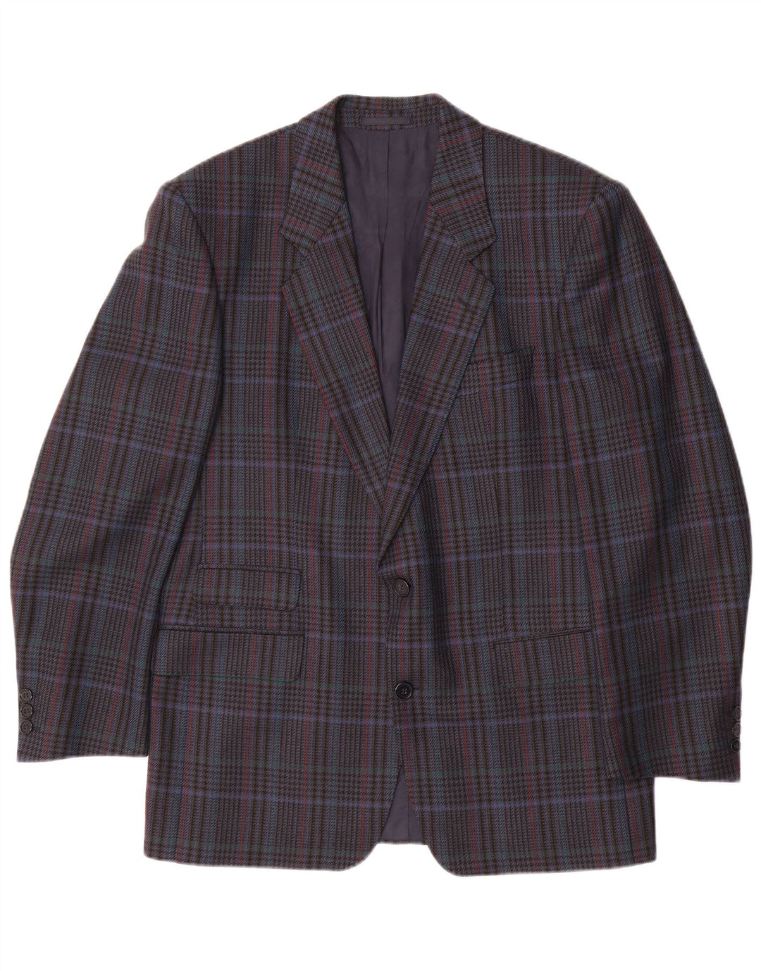HUGO BOSS Muška jakna sa 2 gumba EU 50 velika tamnoplava houndstooth