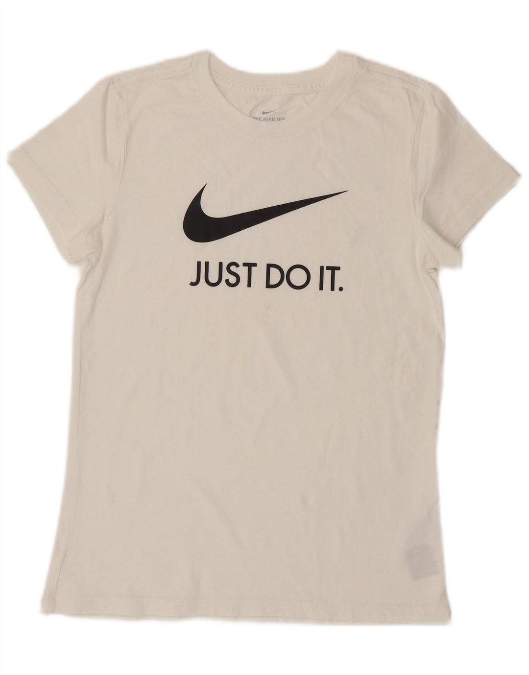 NIKE Ženska majica kratkih rukava s grafičkim motivima UK 12 Srednje bijeli pamuk