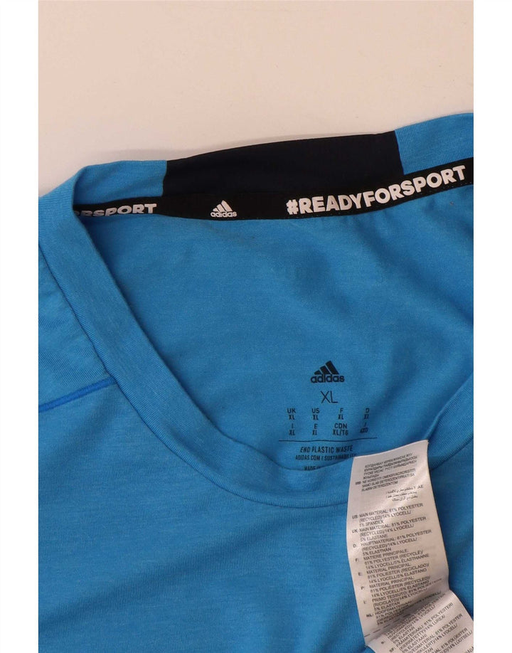 Adidas muška majica kratkih rukava XL plavi poliester