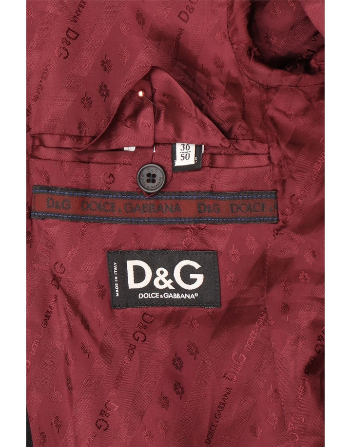 DOLCE & GABBANA muško dvodijelno odijelo IT 50 Large W36 L31 Crna nova vuna