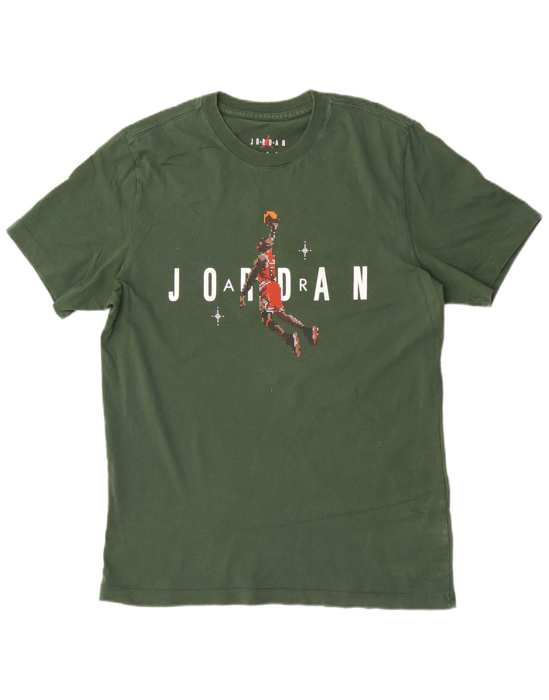 Jordan muška majica kratkih rukava s grafičkim motivima Srednje zeleni pamuk
