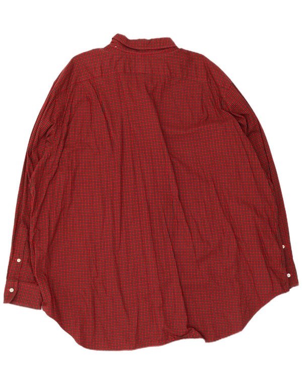 Polo Ralph Lauren muška košulja 3XL crveni karirani pamuk