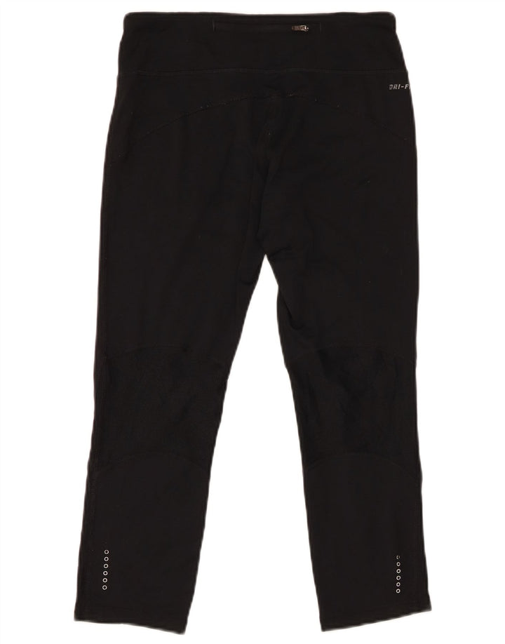 Nike Ženske Dri Fit Leggings UK 10 Male crne poliesterske