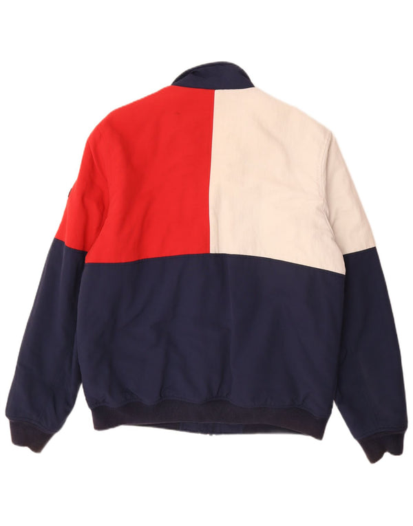Tommy Hilfiger muška bomber jakna UK 40 veliki višebojni blok u boji