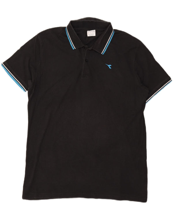Diadora muška polo majica 3XL crni pamuk