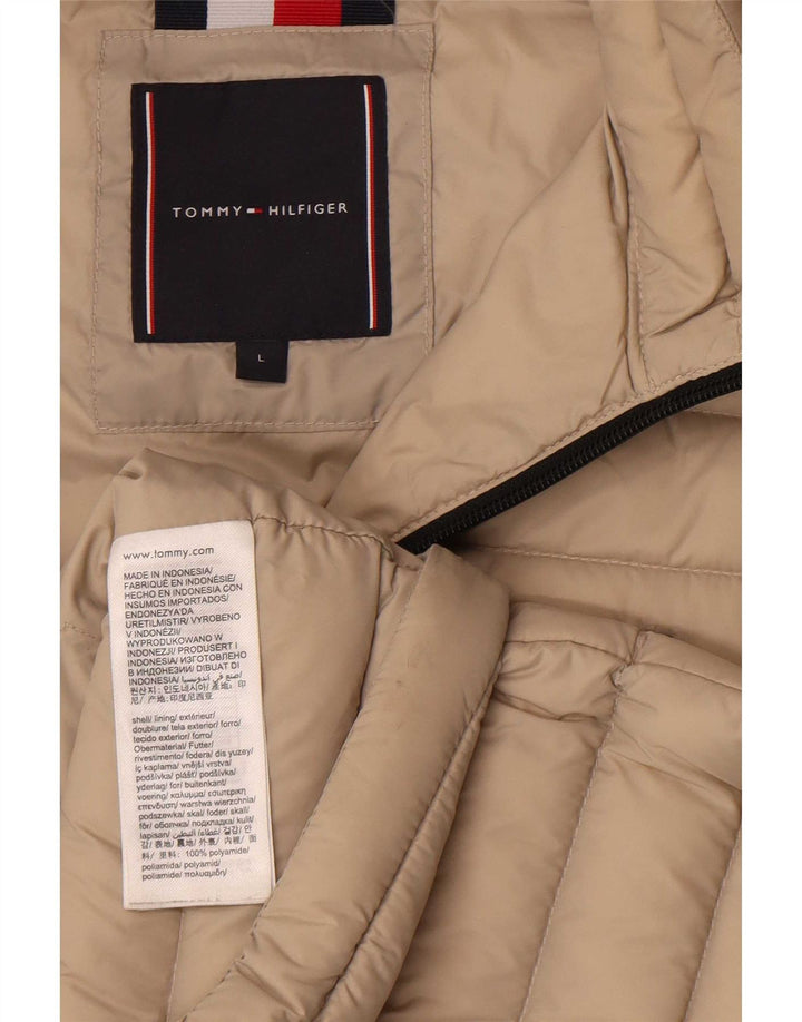 Tommy Hilfiger muška podstavljena jakna UK 40 velika bež poliamid