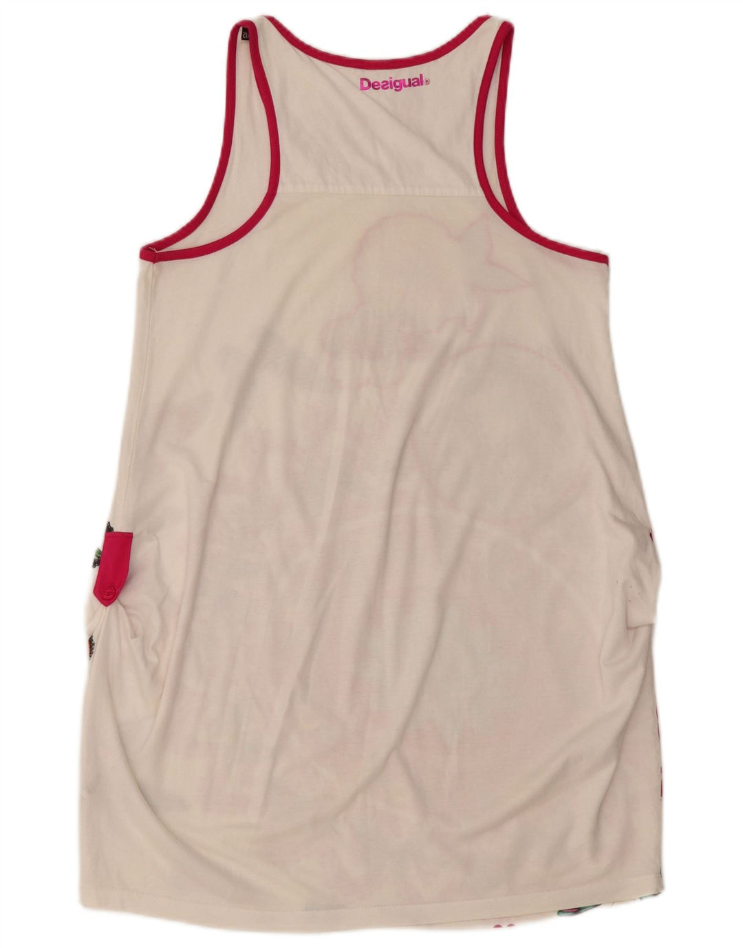 DESIGUAL haljina-tunika bez rukava za djevojčice, 11-12 godina, bijela cvjetna